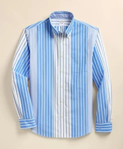 Friday Shirt, Poplin Fun Stripe
