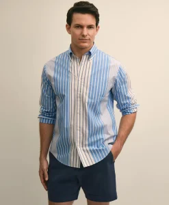 Friday Shirt, Poplin Fun Stripe