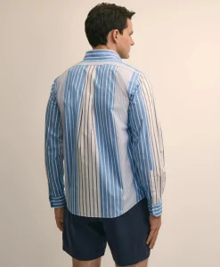Friday Shirt, Poplin Fun Stripe