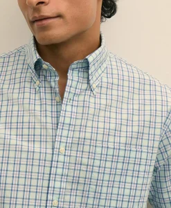 Friday Shirt, Short-Sleeve Poplin Check