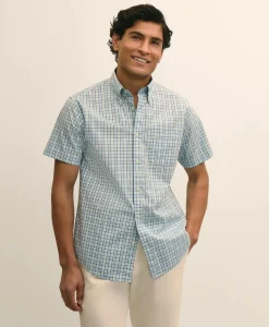 Friday Shirt, Short-Sleeve Poplin Check