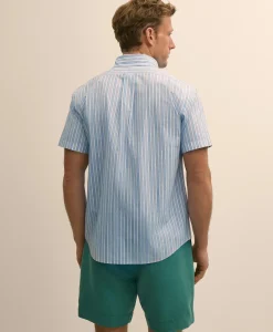 Friday Shirt, Short-Sleeve Poplin Stripe
