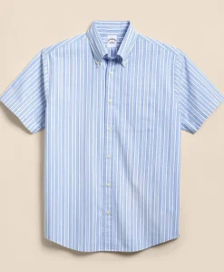 Friday Shirt, Short-Sleeve Poplin Stripe