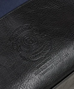 Ghurka Editor No. 271 Leather & Cotton-Linen Tote Bag