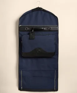 Ghurka Packet No. 83 Leather & Cotton Canvas Tri-Fold Garment Bag