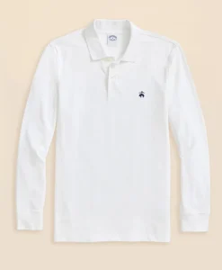 Golden Fleece® Stretch Supima® Long-Sleeve Polo Shirt