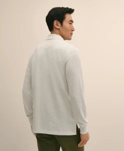Golden Fleece® Stretch Supima® Long-Sleeve Polo Shirt