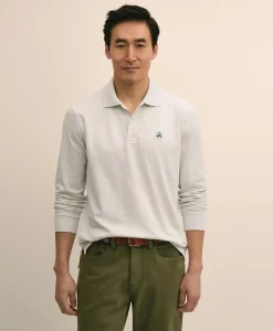 Golden Fleece® Stretch Supima® Long-Sleeve Polo Shirt