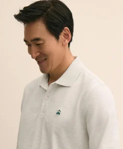 Golden Fleece® Stretch Supima® Long-Sleeve Polo Shirt