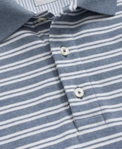 Golden Fleece® Stretch Supima® Cotton Striped Polo Shirt