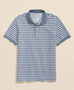 Golden Fleece® Stretch Supima® Cotton Striped Polo Shirt