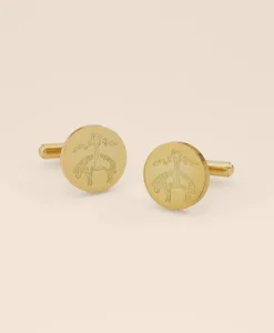 Gold-Plated Sterling Silver Golden-Fleece Cufflinks