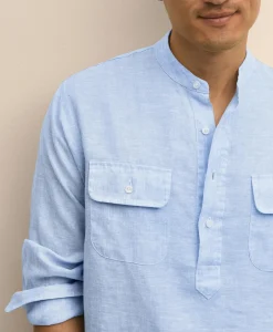 Irish Linen Popover Shirt