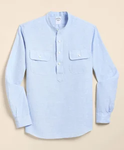 Irish Linen Popover Shirt