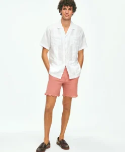 Irish Linen Short Sleeve Guayabera Shirt