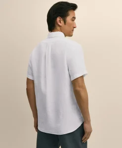 Irish Linen Short-Sleeve Sport Shirt