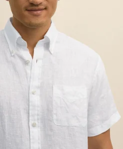 Irish Linen Short-Sleeve Sport Shirt