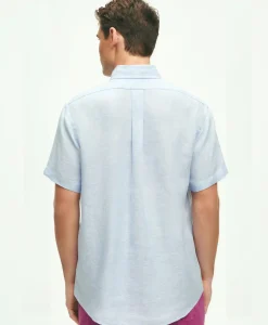 Irish Linen Short-Sleeve Sport Shirt