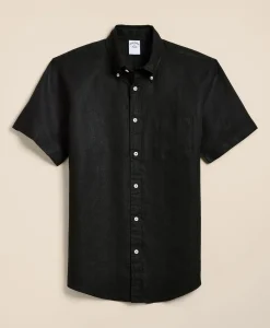 Irish Linen Short-Sleeve Sport Shirt