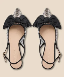 Jack Rogers Debra Jeweled Kitten Heel Slingbacks