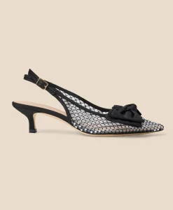 Jack Rogers Debra Jeweled Kitten Heel Slingbacks