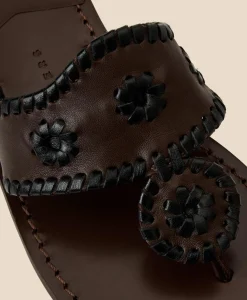 Jack Rogers Jacks Leather Flat Sandal