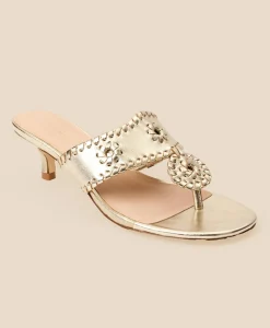 Jack Rogers Kitten-Heel Sandals