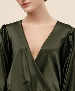 14k Gold Heart Pendant Necklace