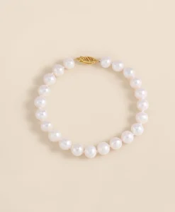 14k Gold Pearl Bracelet