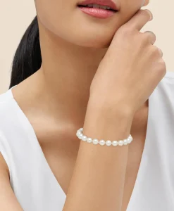14k Gold Pearl Bracelet