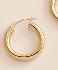 14k Gold Small Hoop Earrings