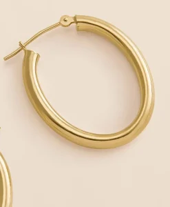 14k Gold Small Hoop Earrings