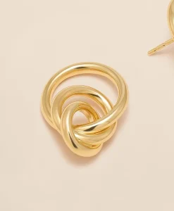 14k Gold Triple Hoop Earrings