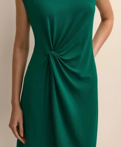 Knot-Waist Sheath Dress