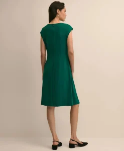 Knot-Waist Sheath Dress