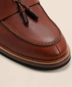 Leather Tassel Loafers