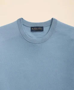 Lightweight Luxe All-Season Sweater, Short Sleeve Crewneck