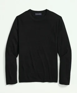 Lightweight Luxe All-Season Sweater, Crewneck