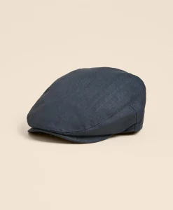 Linen Blend Herringbone Ivy Cap