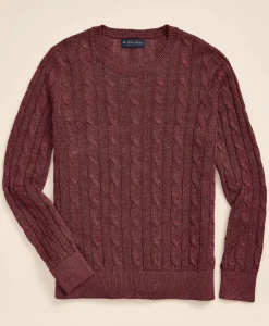Linen Cable Knit Sweater