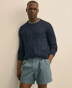 Linen Cable Knit Sweater
