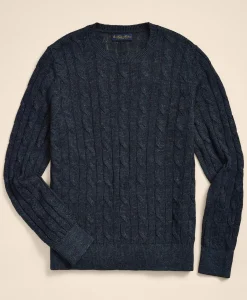 Linen Cable Knit Sweater