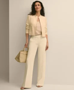 Linen-Cotton Blend Sequin Jacket