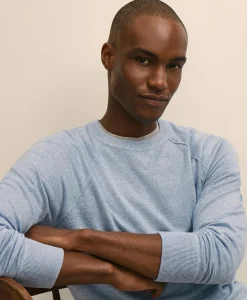 Linen-Cotton-Cashmere Sweatshirt Sweater
