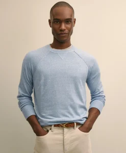 Linen-Cotton-Cashmere Sweatshirt Sweater