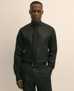 Linen Londoner Collar Dress Shirt