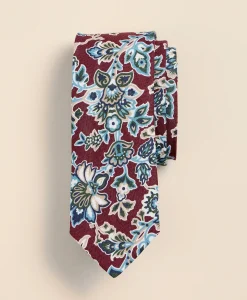 Linen Paisley Tie