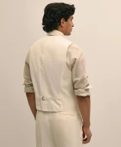 Linen Suit Vest