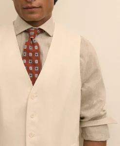 Linen Suit Vest