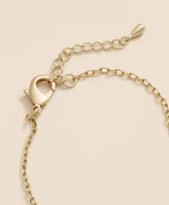 Loni Paul Asymmetrical Labradorite Bar Necklace in 14K Plated Gold